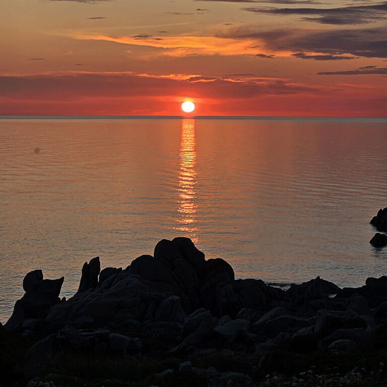 Tramonto su Le Terrazze sulla Baia